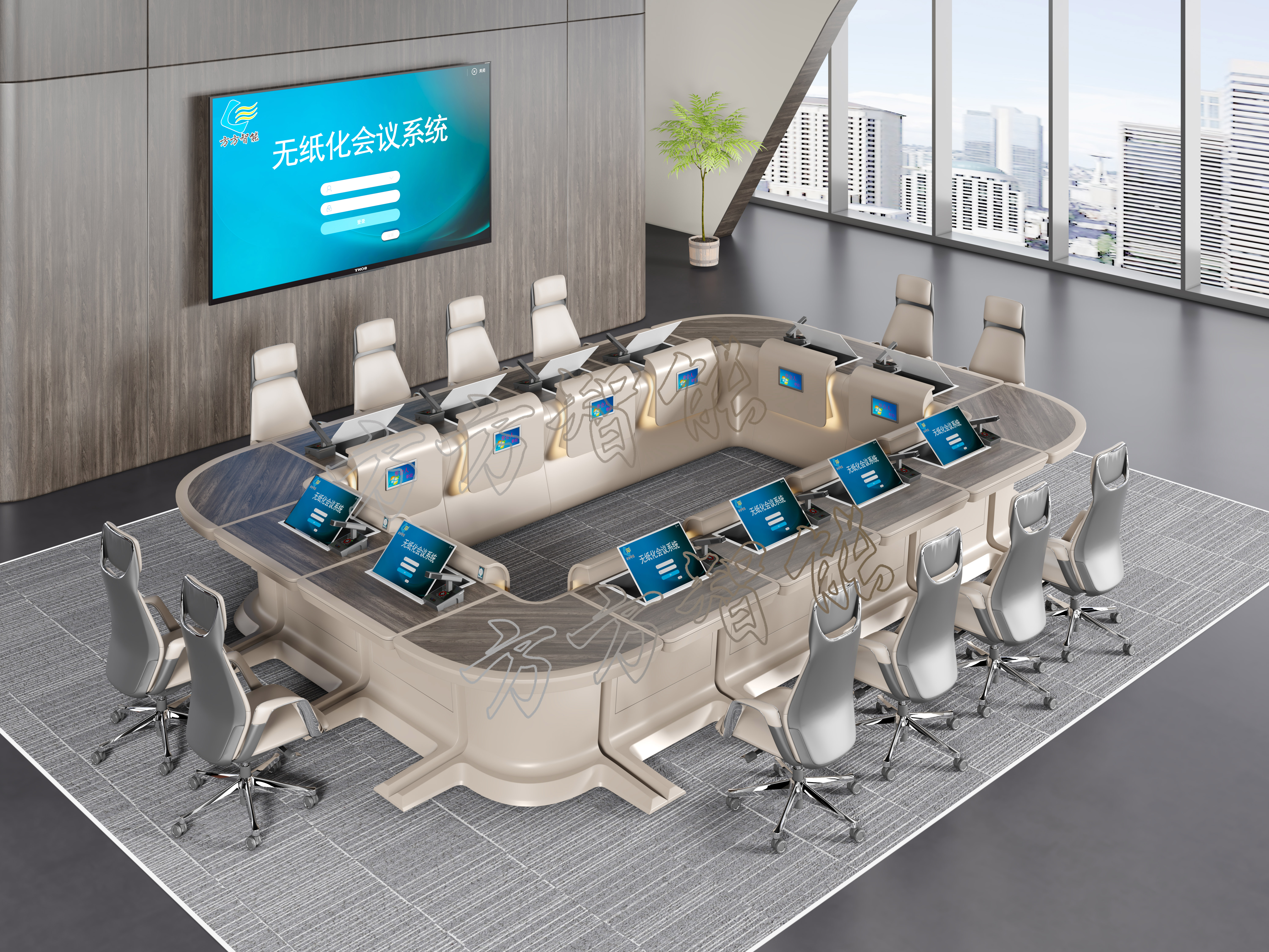 百變智會桌-智能模塊化